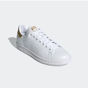 👟ADIDAS STAN SMITH WHITE & GOLD SNEAKERS 👟